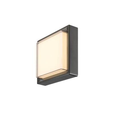 SLV AINOS SLIDE WL, Wandaufbauleuchte, eckig, PHASE, 2700/3000 K, 11 W, IP65, schwarz