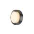 AINOS SLIDE WL, Wandaufbauleuchte, rund, PHASE, 2700/3000 K, 11 W, IP65, schwarz