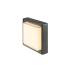 AINOS SLIDE WL, Wandaufbauleuchte, eckig, SENSOR, 2700/3000 K, 11,5 W, IP65, schwarz