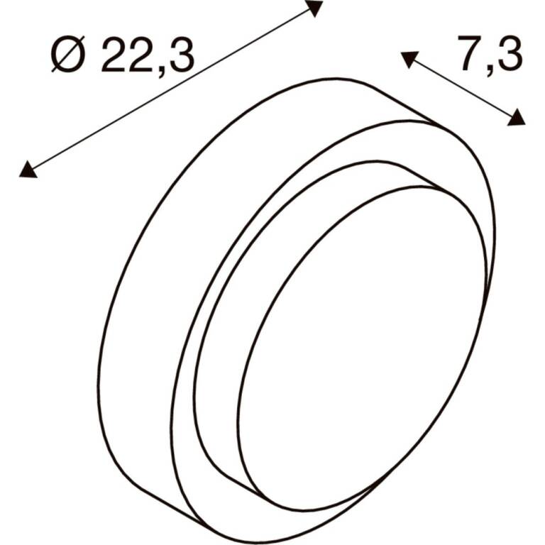SLV AINOS SLIDE WL, Wandaufbauleuchte, rund, SENSOR, 2700/3000 K, 11,5 W, IP65, schwarz