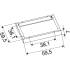 SURFACE MOUNTING FRAME, 600 BK