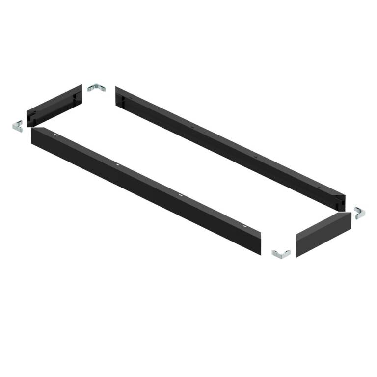 SLV SURFACE MOUNTING FRAME, 1200/300 BK