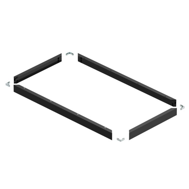 SLV SURFACE MOUNTING FRAME, 1200/600 BK
