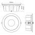DOWNLIGHT P, 230 40 HG 830 60 ML WH IP54