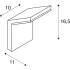 ORDI, WL, Wandaufbauleuchte, 2700/3000 K, 6/8,5 W, IP54, anthrazit