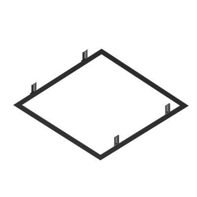 SLV RECESSED MOUNTING FRAME, 600 BK