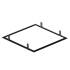 RECESSED MOUNTING FRAME, 600 BK