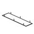 RECESSED MOUNTING FRAME, 1200/300 BK