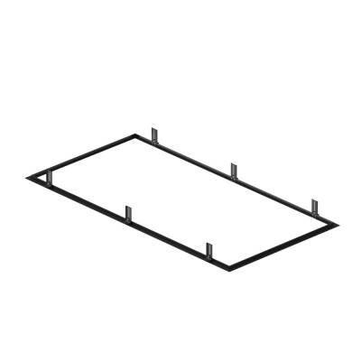SLV RECESSED MOUNTING FRAME, 1200/600 BK