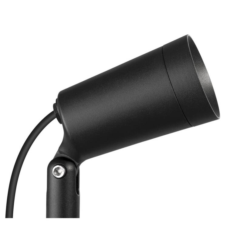 SLV SYNA PLANT, SP, Erdspiessleuchte, 150 cm Anschlusskabel, IP44/IP65, 2200 K, 6,2 W, 36°, schwarz