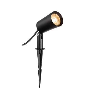 SLV SYNA PLANT, SP, Erdspiessleuchte, 150 cm Anschlusskabel, IP44/IP65, 2200 K, 6,2 W, 36°, schwarz