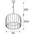 HAVEN 50, PD, E27, Pendelleuchte, E27, 1 x 40 W, weiß