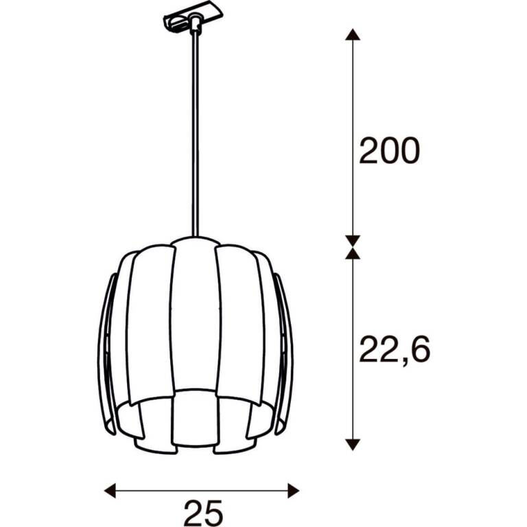 SLV HAVEN 25, 1~ Spot, E27, 1 x 40 W, schwarz