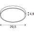 MEDO 2 SLIM 30, CL, PHASE, Deckenaufbauleuchte, 3000/4000 K, 8 W, 85°, schwarz