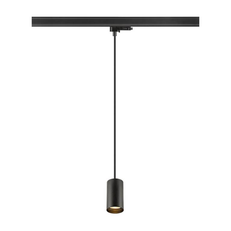 SLV ENOLA 2.0 M, 3~ Pendelleuchte, SINGLE, QPAR51, 1 x 10 W, schwarz