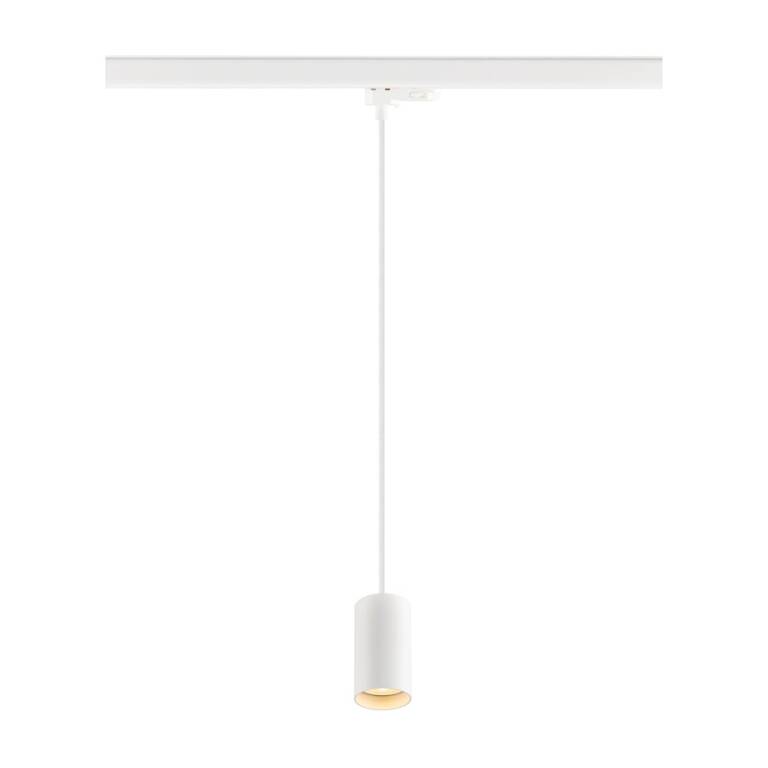 SLV ENOLA 2.0 M, 3~ Pendelleuchte, SINGLE, QPAR51, 1 x 10 W, weiß