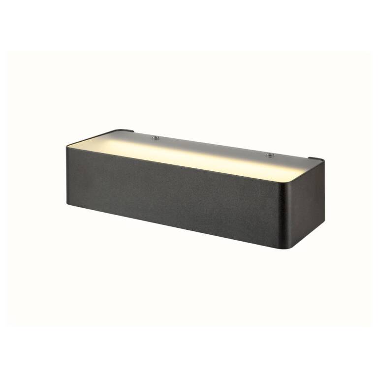 SLV WL 149, WL, PHASE, Wandaufbauleuchte, 3000 K, 10 W, schwarz