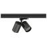 BIMA 2.0, 3~ Spot, DOUBLE, QPAR51, 2 x 10 W, schwarz