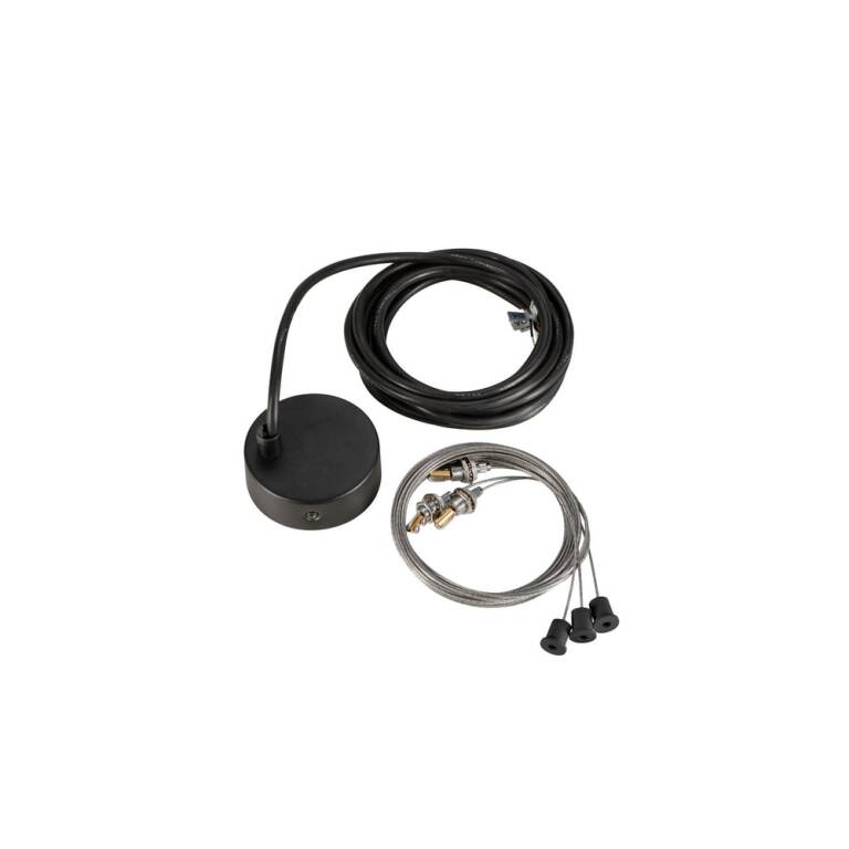 SLV MEDO 2 ABHÄNGESET, 3 m Pendellänge, Parallel, schwarz