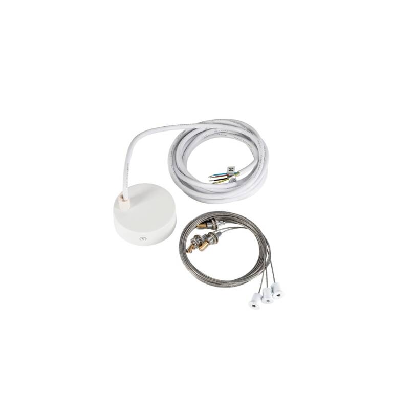 SLV MEDO 2 ABHÄNGESET, 3 m Pendellänge, Parallel, weiß