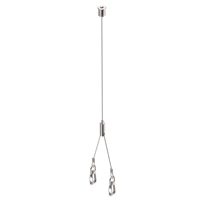 SLV BATTEN INDUSTRY C+P, SCK 2000 STEEL CABLE SUSPENSION KITS 2000MM
