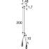 BATTEN INDUSTRY C+P, SCK 2000 STEEL CABLE SUSPENSION KITS 2000MM