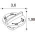 BATTEN INDUSTRY C+P, TRACK KNOB SWITCH