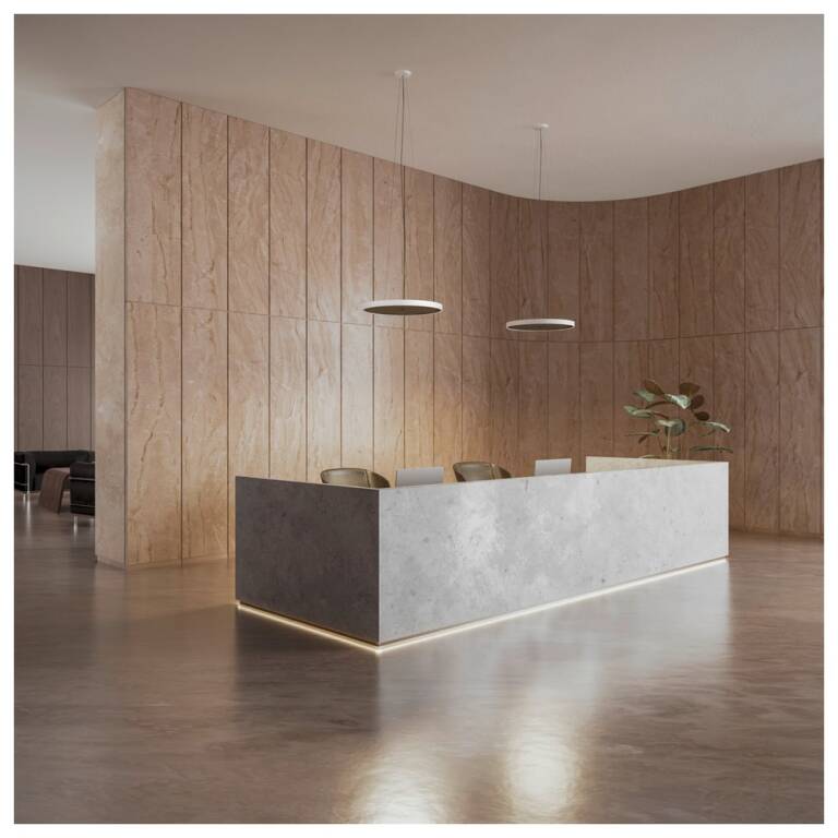 SLV MEDO® HYVE 80, CL, DALI, Deckenaufbauleuchte, 3000/4000 K, 67 W, 80°, weiß