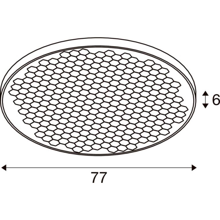 SLV MEDO® HYVE 80, CL, DALI, Deckenaufbauleuchte, 3000/4000 K, 67 W, 80°, weiß