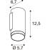 GRIP! L, Wandaufbauleuchte, UP OR DOWN, QPAR51, 1 x 6 W, weiß
