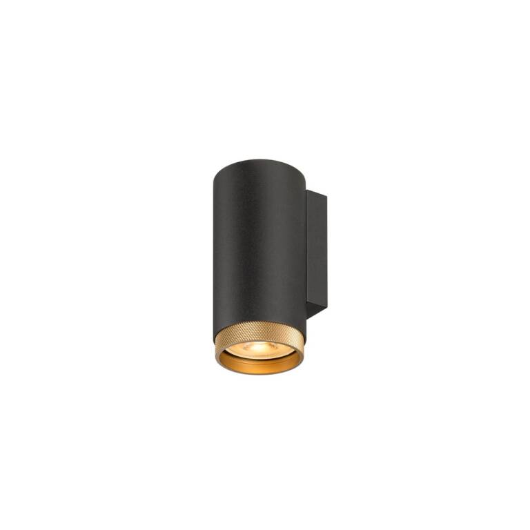 SLV GRIP! L, Wandaufbauleuchte, UP OR DOWN, QPAR51, 1 x 6 W, schwarz