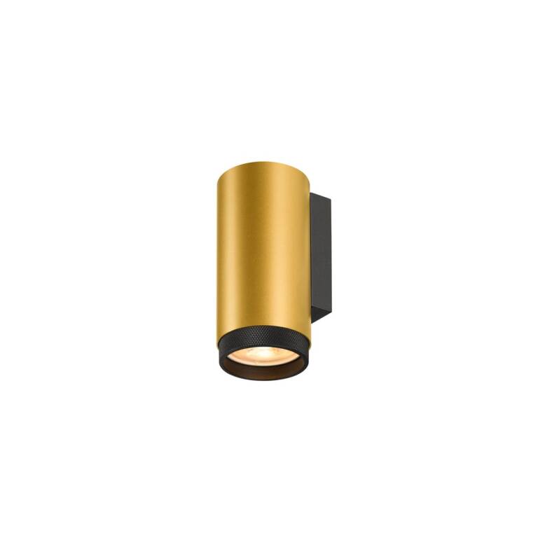 SLV GRIP! L, Wandaufbauleuchte, UP OR DOWN, QPAR51, 1 x 6 W, gold