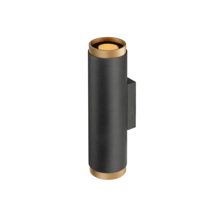 SLV GRIP! L, Wandaufbauleuchte, UP/DOWN, QPAR51, 2 x 6 W, schwarz
