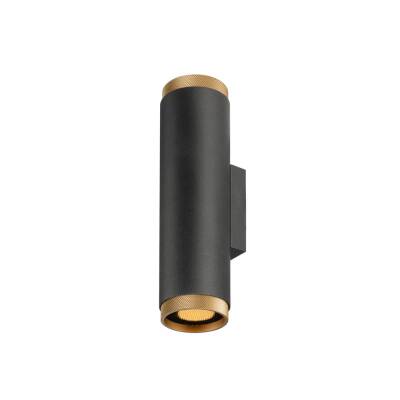 SLV GRIP! L, Wandaufbauleuchte, UP/DOWN, QPAR51, 2 x 6 W, schwarz