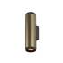 GRIP! L, Wandaufbauleuchte, UP/DOWN, QPAR51, 2 x 6 W, bronze