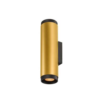 SLV GRIP! L, Wandaufbauleuchte, UP/DOWN, QPAR51, 2 x 6 W, gold
