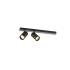 ENOLA 2.0 M, CL, DOUBLE, QPAR51, LONG, Deckenaufbauleuchte, 2 x 10 W, schwarz