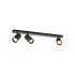 ENOLA 2.0 M, CL, TRIPPLE, QPAR51, LONG, Deckenaufbauleuchte, 3 x 10 W, schwarz