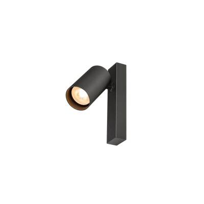 SLV ENOLA 2.0 M, CW, SINGLE, QPAR51, eckig, Wand- und Deckenaufbauleuchte, 1 x 10 W, schwarz