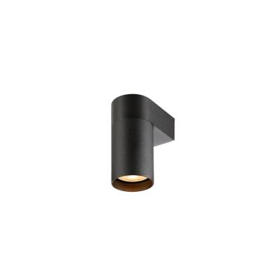 SLV ENOLA 2.0 M, WL, SINGLE, QPAR51 Wandaufbauleuchte, GU10, 1 x 10 W, schwarz