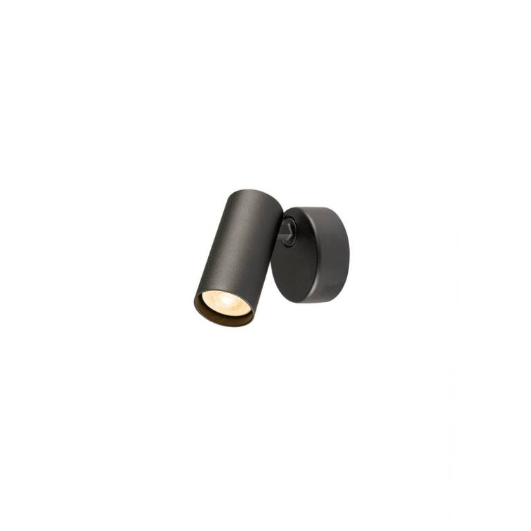 SLV ENOLA 2.0 S, CW, SINGLE, GU10 MINI, PAR11, rund, Wand- und Deckenaufbauleuchte, 1 x 5 W, schwarz