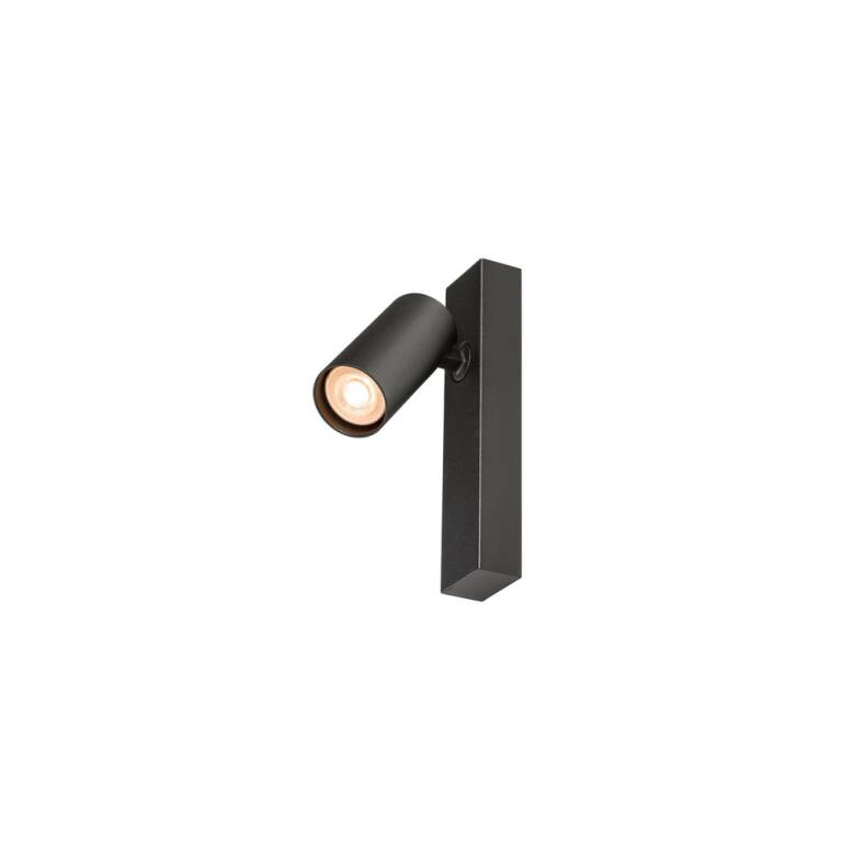 SLV ENOLA 2.0 S, CW, SINGLE, GU10 MINI, PAR11, eckigD, Wand- und Deckenaufbauleuchte, 1 x 5 W, schwarz