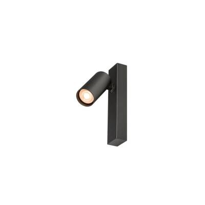 SLV ENOLA 2.0 S, CW, SINGLE, GU10 MINI, PAR11, eckigD, Wand- und Deckenaufbauleuchte, 1 x 5 W, schwarz