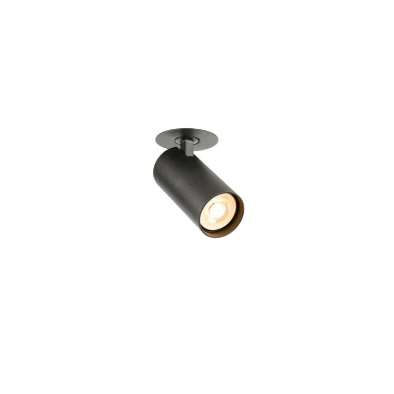 SLV ENOLA 2.0 S, RL, SINGLE, GU10 MINI, PAR11, Deckeneinbauleuchte, 1 x 5 W, schwarz