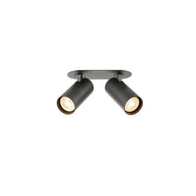 SLV ENOLA 2.0 S, RL, DOUBLE, GU10 MINI, PAR11, Deckeneinbauleuchte, 2 x 5 W, schwarz