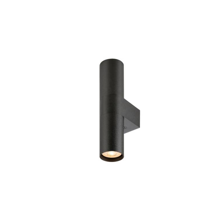 SLV ENOLA 2.0 S, WL, DOUBLE, GU10 MINI, PAR11, Wandaufbauleuchte, 2 x 5 W, schwarz