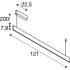 LINIUS 120, PD, PHASE, DECKENROSETTE, Pendelleuchte, 3000 K, 34 W, 90°, messingfarben