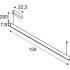 LINIUS 150, PD, PHASE, DECKENROSETTE, Pendelleuchte, 3000 K, 40 W, 90°, schwarz