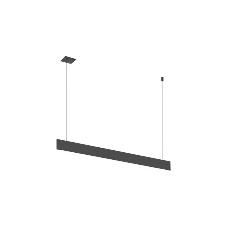 SLV LINIUS 120, PD, DALI, EINBAU, Pendelleuchte, 2700 K, 34 W, 90°, schwarz
