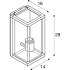 QUADRULO LAMP SET, WL, Wandaufbauleuchte, Inkl. ST64 E27, PHASE, 2700 K, 320°, anthrazit
